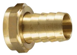 Nito slangestuds messing, omløber BSPP, gevind 1", slangestuds 25,4mm