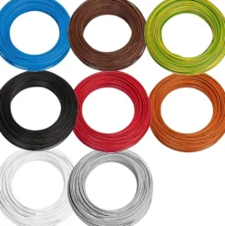 NKT 1,5 mm² NOVL 70° installationsledning (Halogenfri) - 100 meter