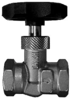 3/8" Nåleventil, muffe/muffe tilslutning