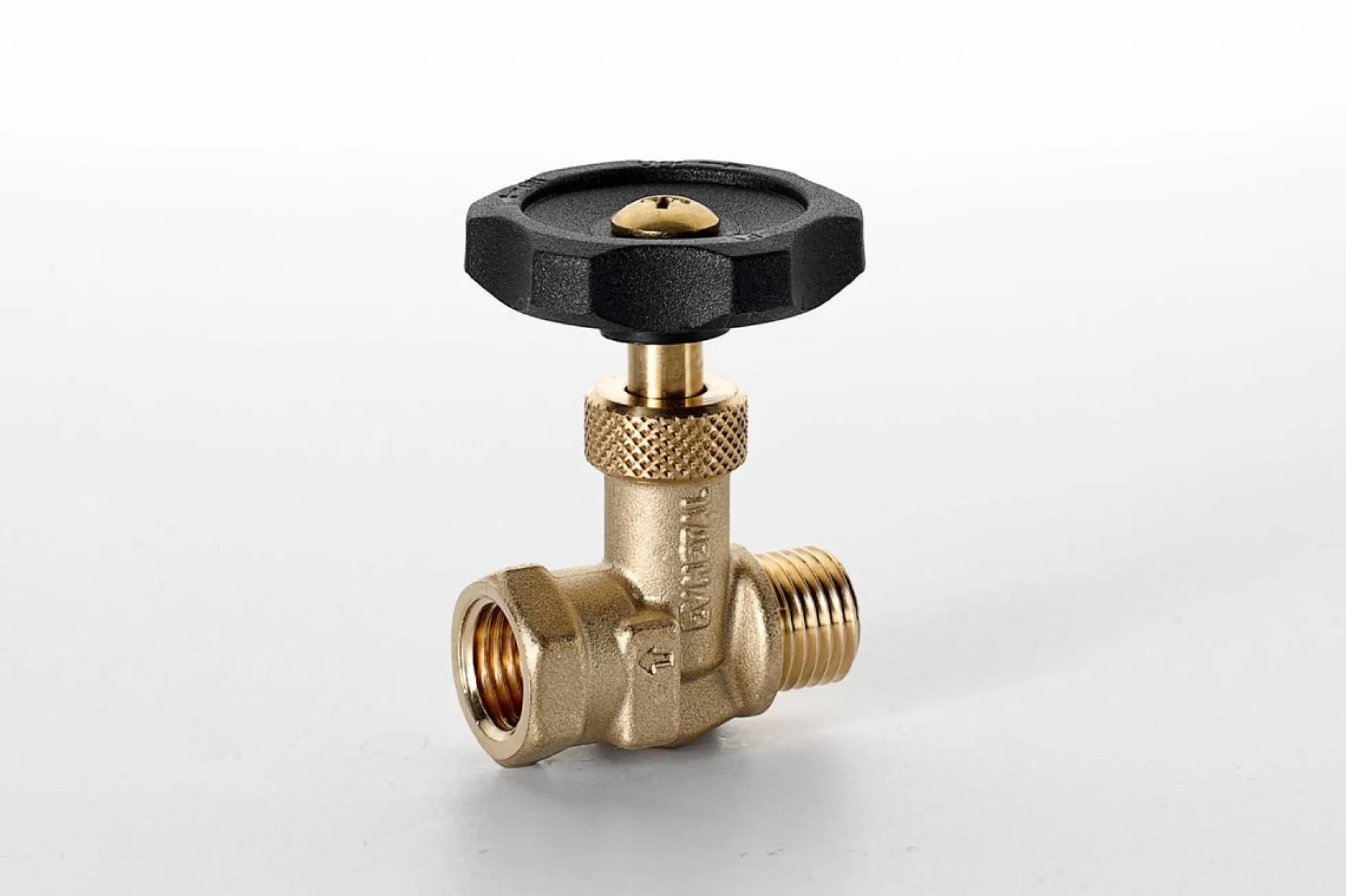 Nåleventil, 3/8" muffe/nippel