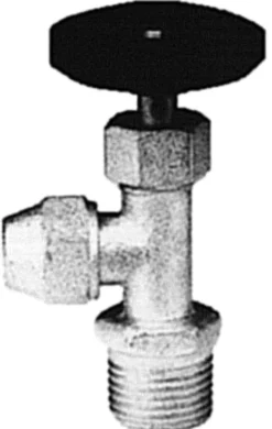 Nåleventil, vinkelløbende, 10 mm, 1/2"
