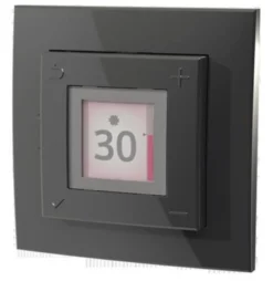 Nobø rum- og gulvtermostat NTB-2R, sort