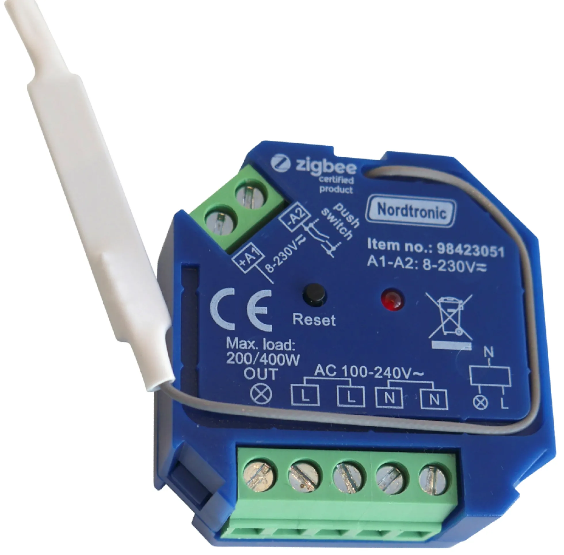 Nordtronic Box Relay, relæ til Zigbee 3.0