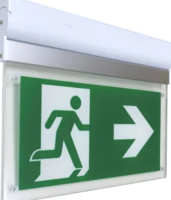 Nordtronic Exit skilt, topmonteret, nødbelysning, 6000K, 3W - ECOtech