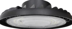 Nordtronic Highbay, 100W, 14.000lm, Ø218, mat sort, inkl. lyskilde og 2 meter kabel - ECOtech