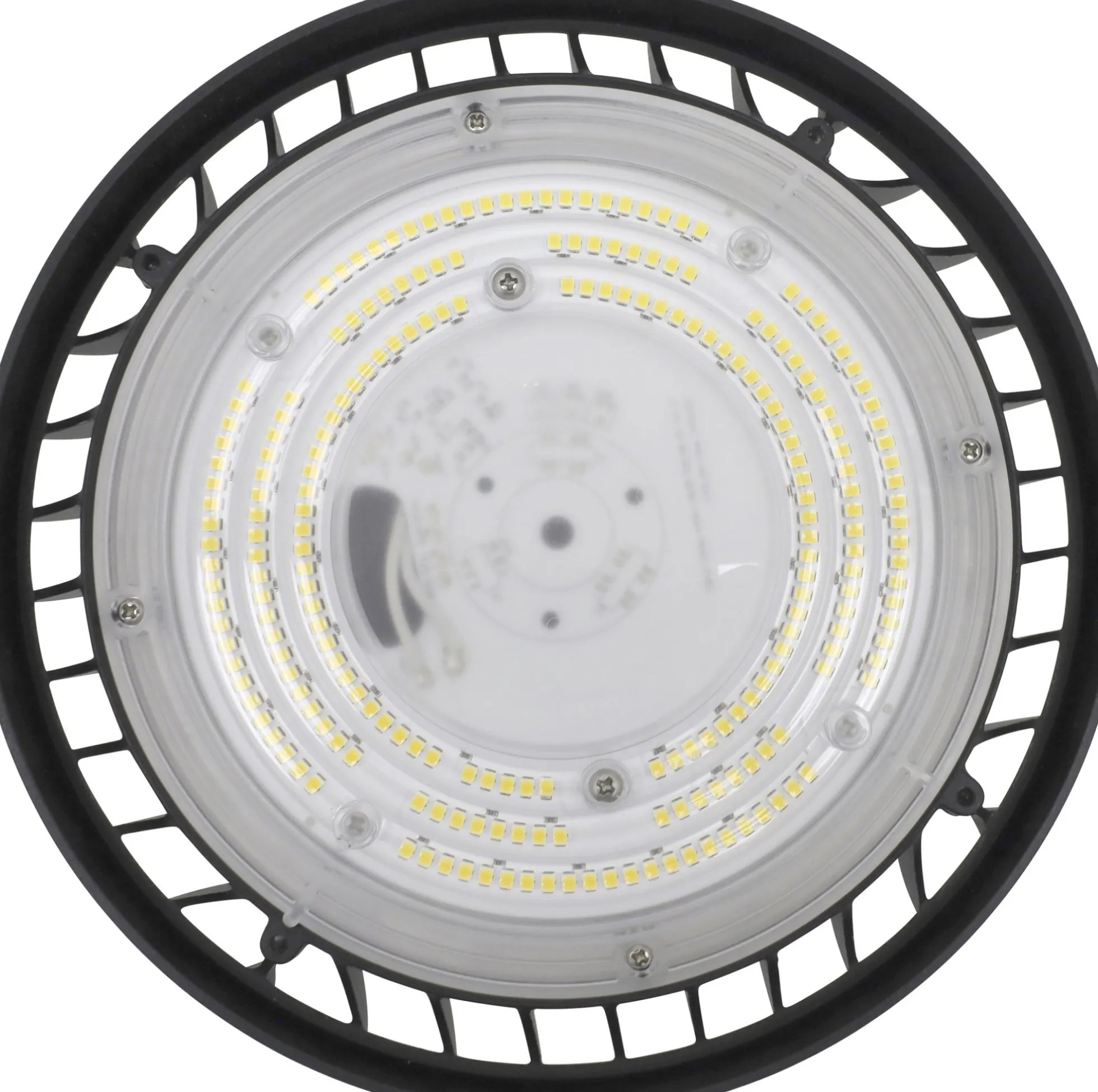 Nordtronic Highbay, 100W, 14.000lm, Ø218, mat sort, inkl. lyskilde og 2 meter kabel - ECOtech