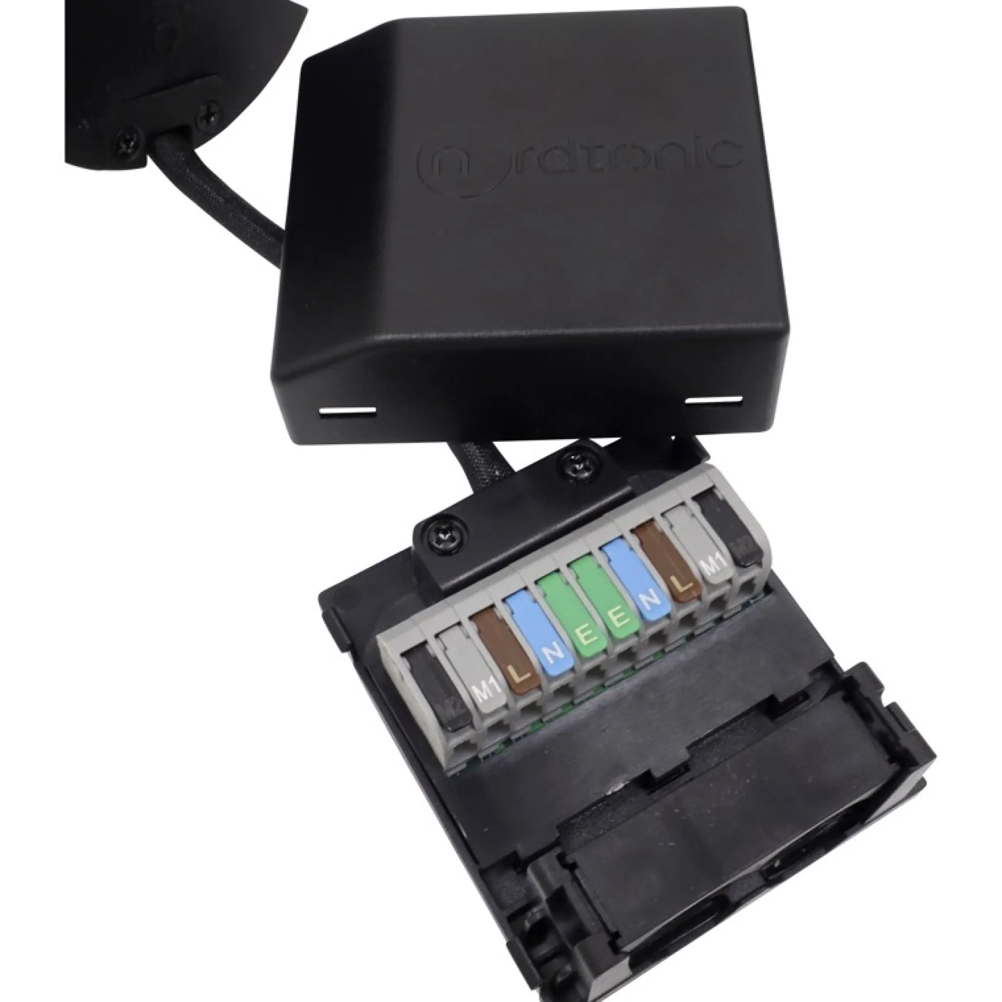 Nordtronic Quick Install G2 5-polet indbygningsspot, GU10, inden- og udendørs, mat hvid