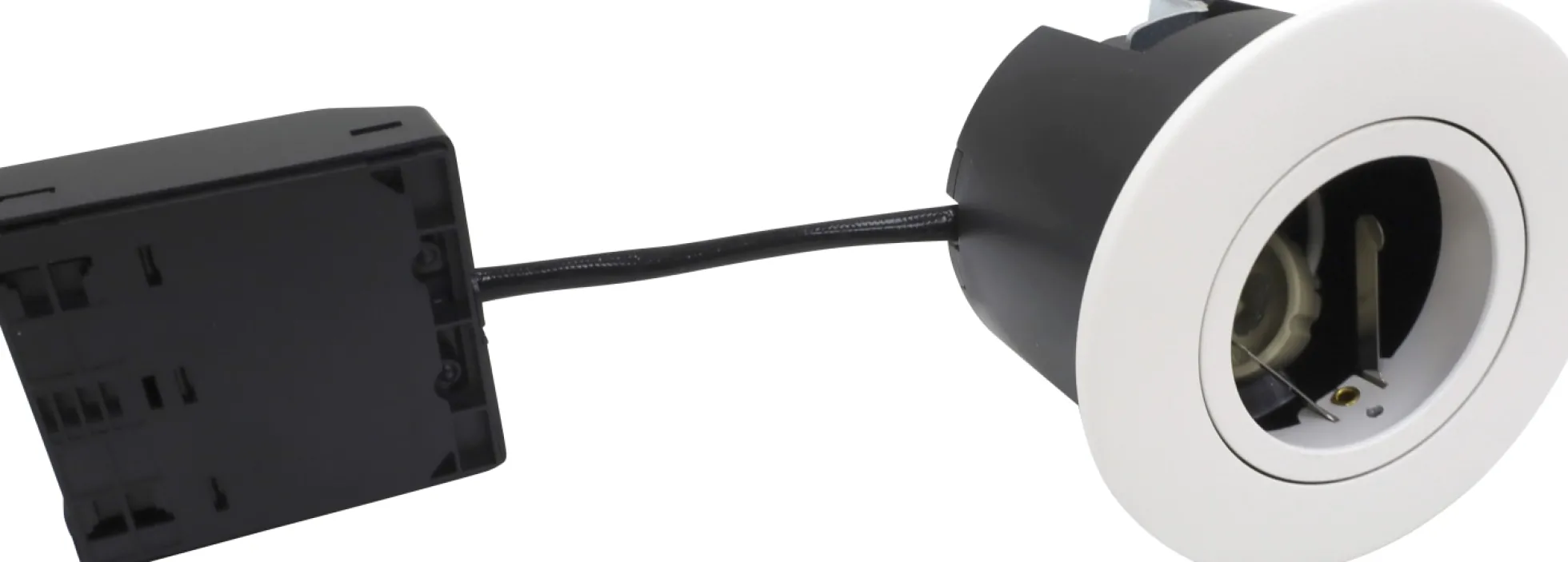 Nordtronic Quick Install G2 5-polet indbygningsspot, GU10, inden- og udendørs, mat hvid