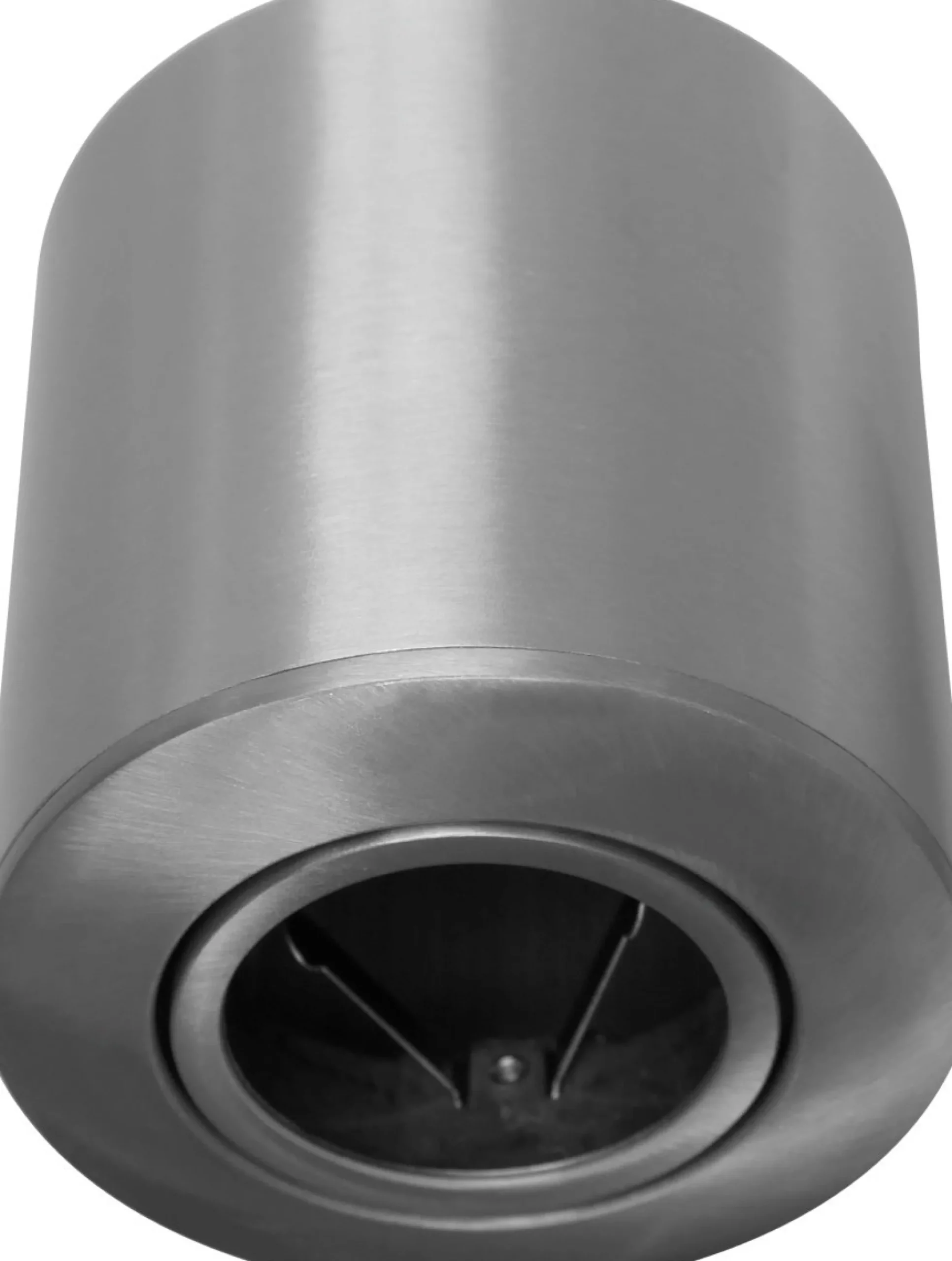 Nordtronic Surf Install påbygningsspot, GU10 (230V), rund, børstet alu
