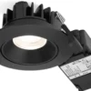 Nordtronic Velia Low Profile indbygningsspot, 230V, 5W, 2700K, CRI>95 rund, mat sort