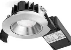 Nordtronic Velia Low Profile indbygningsspot, 230V, CRI>95, rund