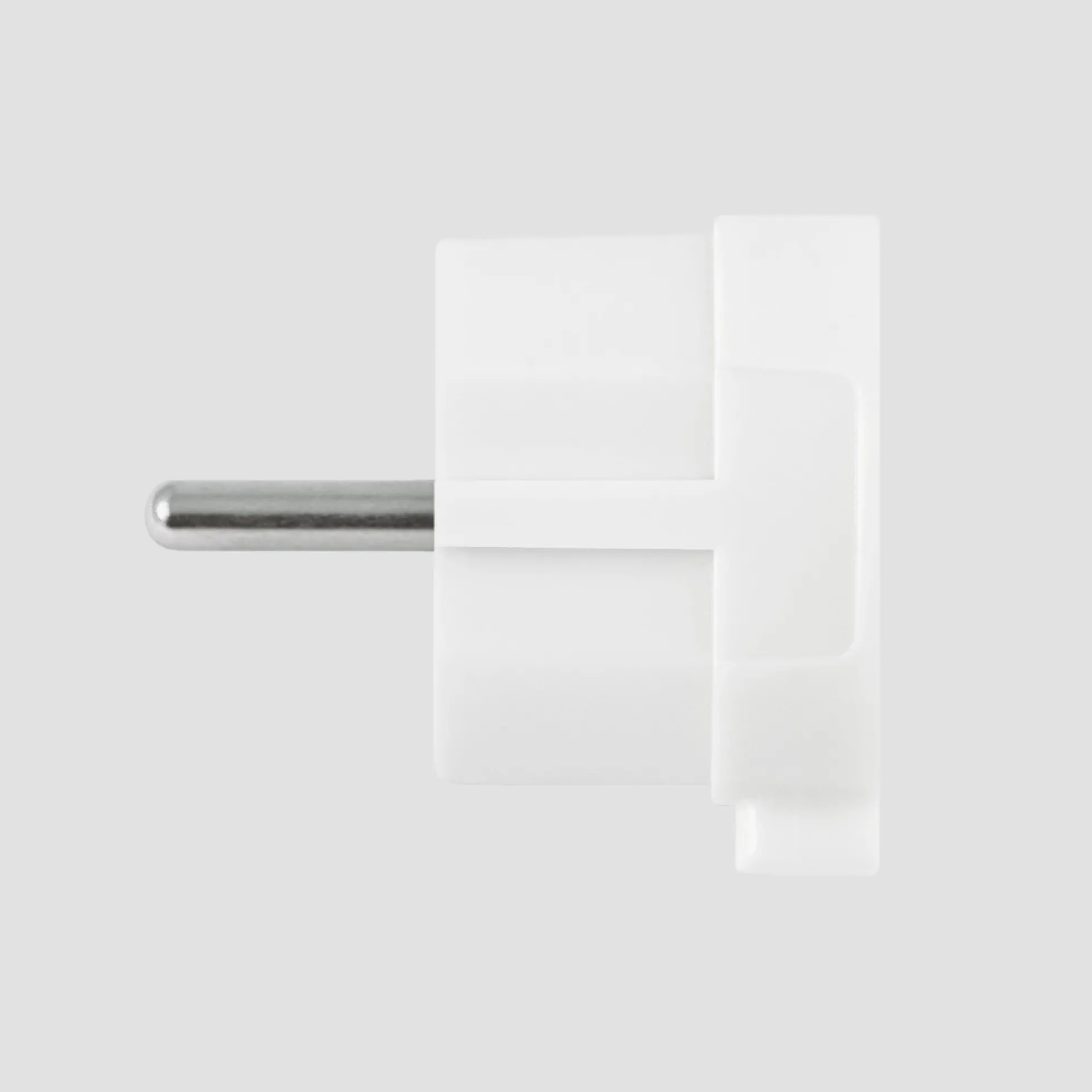 NORM flad design stikprop, schuko, m. jord, vinkel, rund, mat overflade