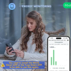 Nous A8M Smart Plug, 16A, Matter - 4 pak