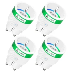 Nous A8M Smart Plug, 16A, Matter - 4 pak