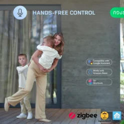 Nous A4Z Dobbelt Outdoor Smart Plug, IP44, Zigbee