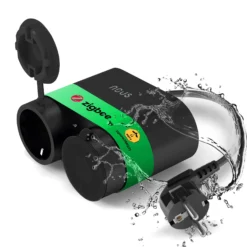 Nous A4Z Dobbelt Outdoor Smart Plug, IP44, Zigbee