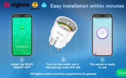 Nous A1Z Smart Plug, Zigbee 3.0 - 2 pak