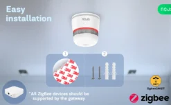 Nous E8 Smart Røgalarm, Zigbee