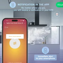 Nous E8 Smart Røgalarm, Zigbee