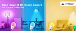 NOUS P3 E27 Smart Pære, RGB, 810lm, Matter - 2 pak