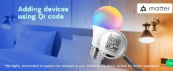 NOUS P3 E27 Smart Pære, RGB, 810lm, Matter - 2 pak