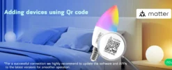 NOUS P4 E14 Smart Pære, RGB, 470lm, 4,5W, Matter