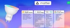 NOUS P8 GU10 Smart Pære, 420lm, 4,5W, Matter