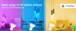 NOUS P8 GU10 Smart Pære, 420lm, 4,5W, Matter - 2 pak