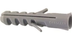 Nylondübel S6, 6 mm, til 4,0-5,0 mm skrue