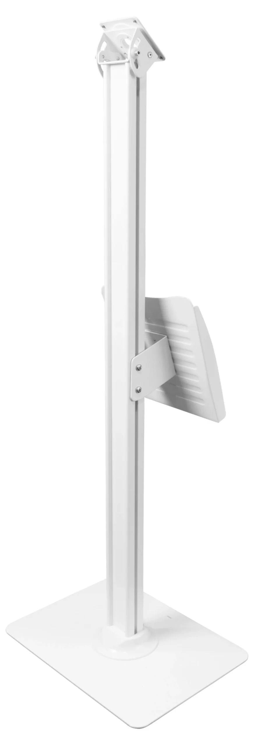 OFFICE gulvstander med brochureholder til tablets, hvid