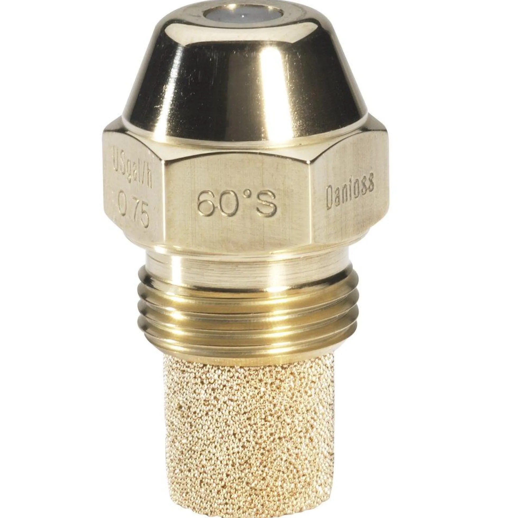 Oliedyse, Danfoss, Type OD, Spredningsmønster S, 80° Spredningsvinkel, 0,65 US gal/h