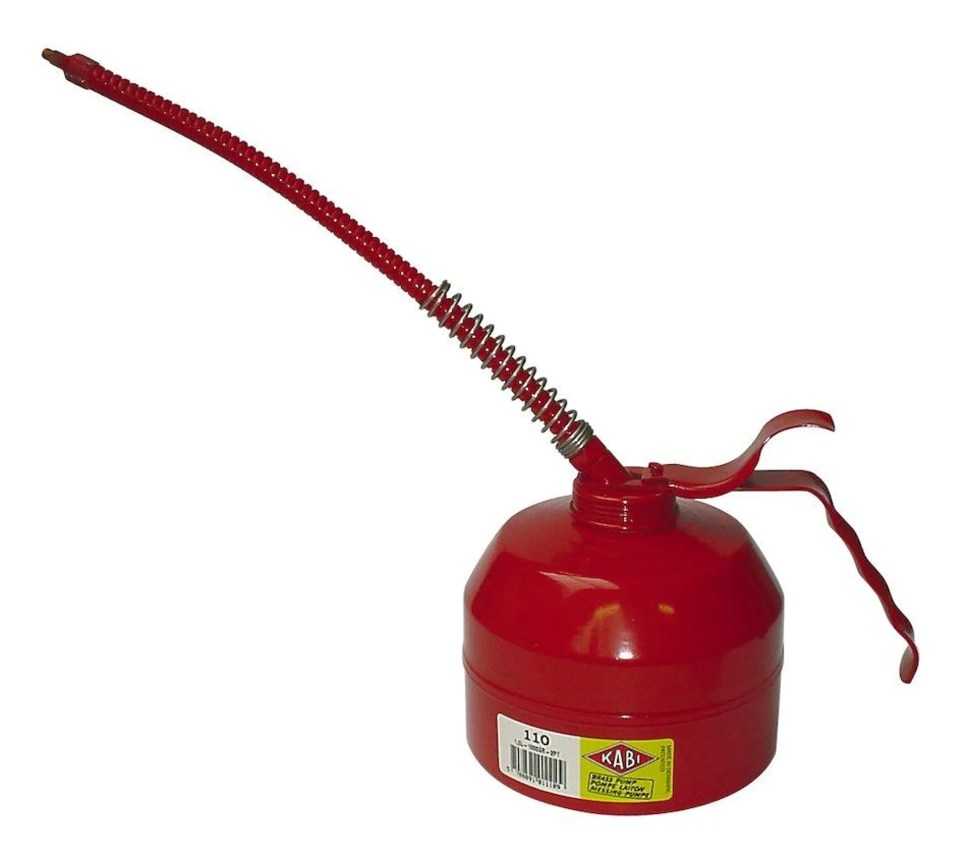 Oliekande 110, 1 liter, stål/flextud, stålbeholder