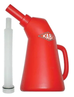 Oliemål, 2 liter, rød, med flextud - KABI