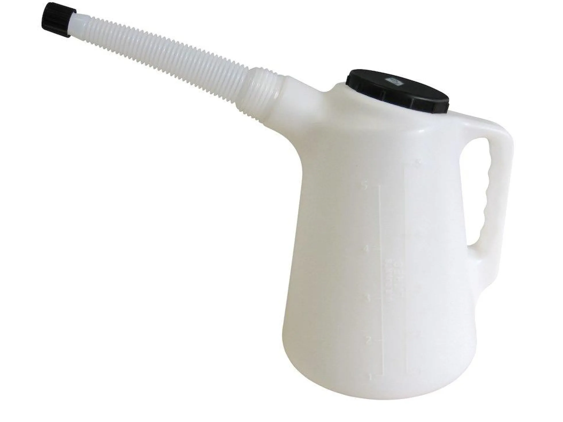 Oliemål med flextud og skruelåg, 5 liter, klar - KABI