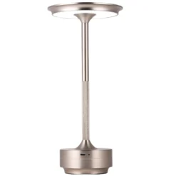 Opladelig LED bordlampe, inde/ude, touchdæmpbar, CCT, IP54, inkl. batteri (5W, 500lm, RA80)