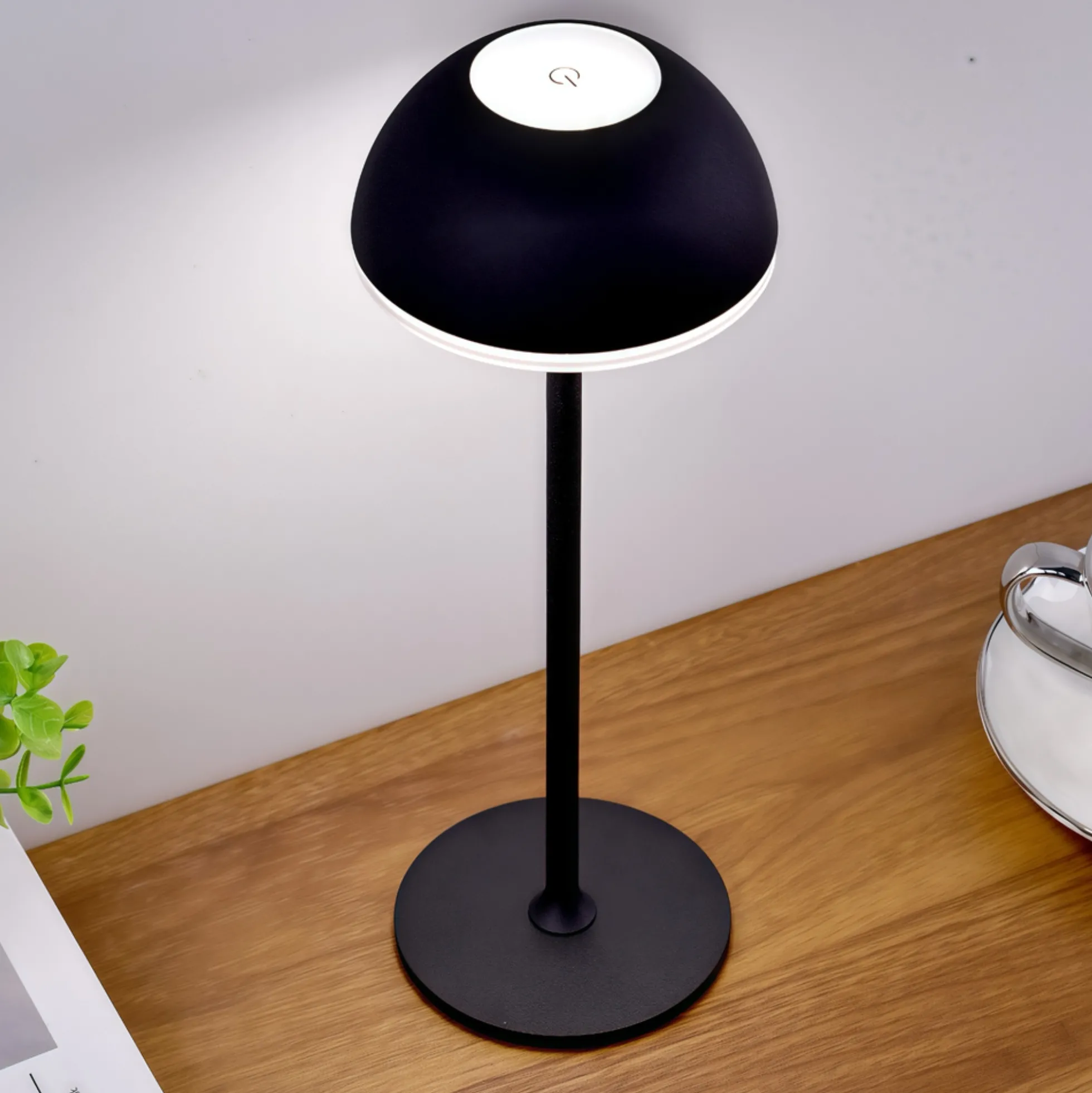 Opladelig LED bordlampe inde/ude - touch dæmpbar, 3i1, IP54 udendørs