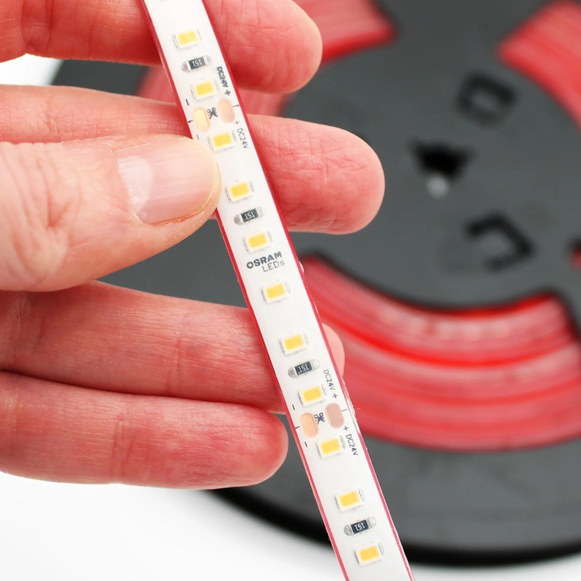 OSRAM LED strip, 11W/meter, RA92, RA92, 24V DC, IP68, vandtæt, 120 LED/meter, 2600K