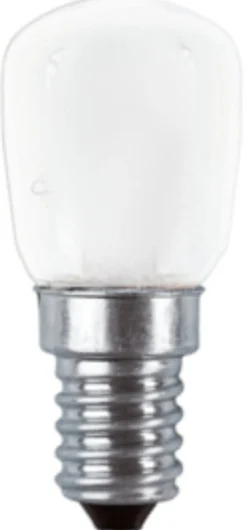 Osram parfumepære 15W E14, 230V, mat, 26 mm diameter, 57 mm længde