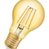 OSRAM Vintage 1906 standard 6,5W/825 (55W) E27, guld, filament LED