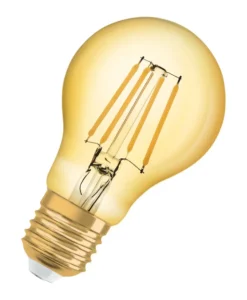 OSRAM Vintage 1906 standard 6,5W/825 (55W) E27, guld, filament LED