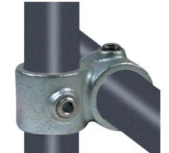 Overgangskryds , galvaniseret, vandrørs-fitting til stativ og reol - Pipe Clamps