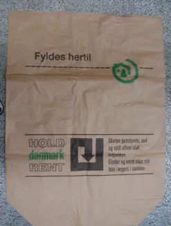 Papirsække, Hold Danmark Rent, 700 x 950 x 250 mm, 110 L