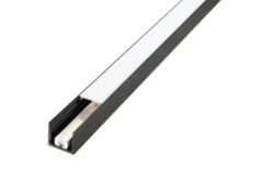 Påbygningsprofil til StripLine 230V Outdoor, 1,8 meter, hvid/sort - SG Armaturen