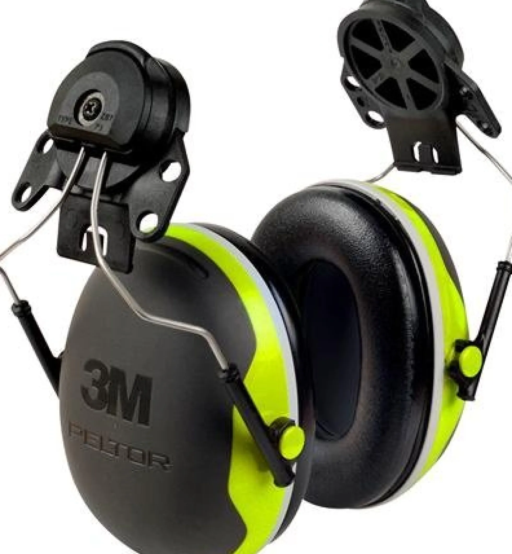 Peltor X4 høreværn til hjelm, X4P3EGB, 32dB, fluorescerende