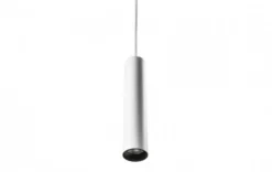 Pendel Zip Tube Micro, LED 7W, hvid/sort - SG Armaturen