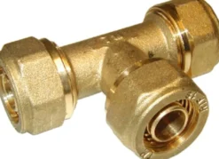 PEX tee, 15 mm, PN 10