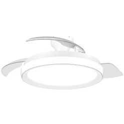 Philips Bliss Loftventilator med LED-lys, Ø106 cm, dæmpbar med justerbar farvetemperatur, fjernbetjening