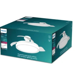 Philips Bliss Loftventilator med LED-lys, Ø106 cm, dæmpbar med justerbar farvetemperatur, fjernbetjening