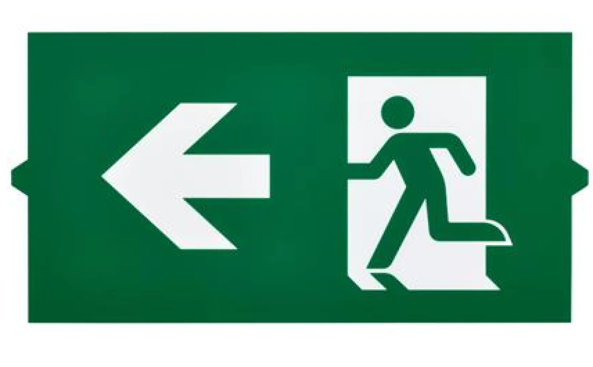 Philips Exit Piktogram Pil venstre EM155Z SLIM WL