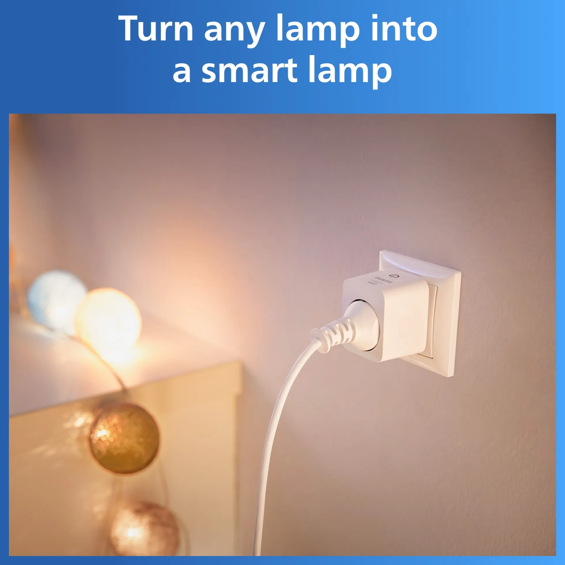 Philips Smart Lighting Smart Plug, Matter (WiFi) - 3-pak